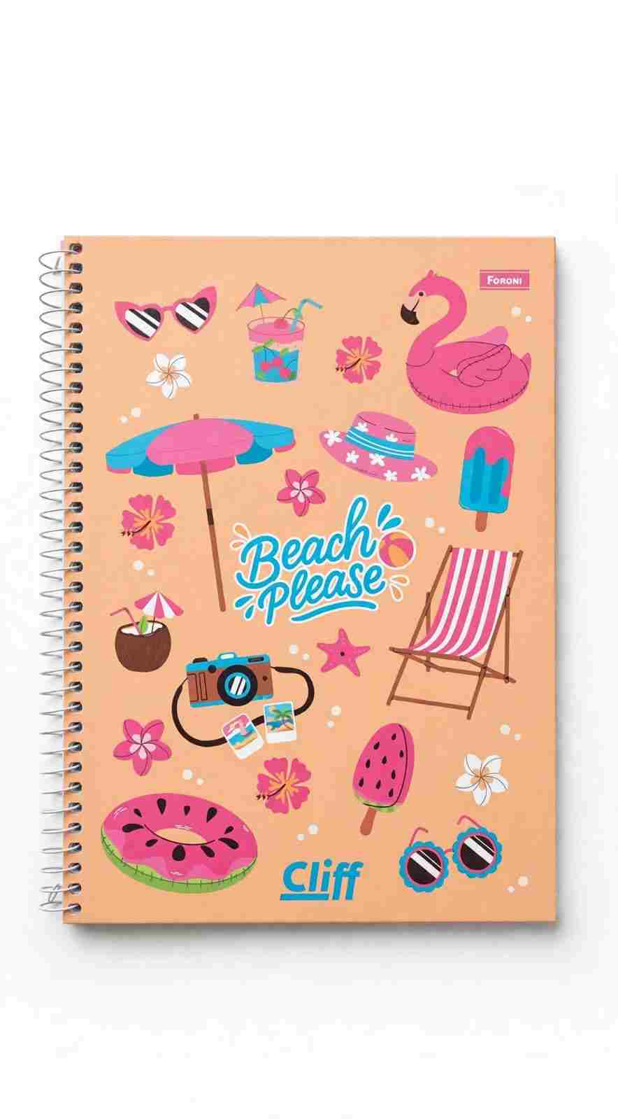 CADERNO C.D. 1X1 CLIFF FEM